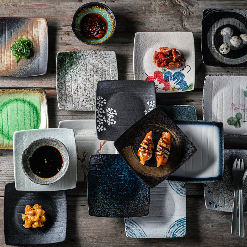 Ceramic Plates - Japanese Dining Collection