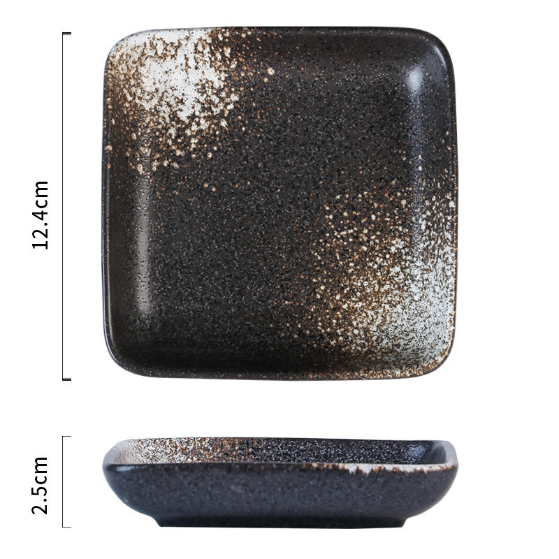 Japanese Style Ceramic Plate Square
