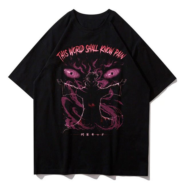 Fallen Angels Art Tee - Oversized Cool Design