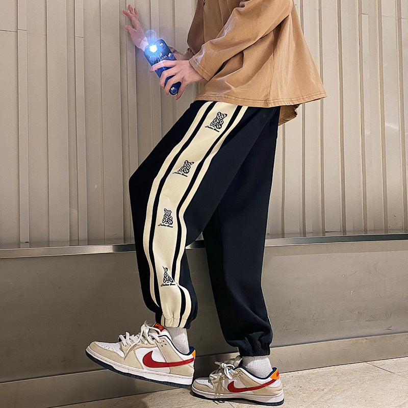 Men's Hong Kong Style All Match Japanese Pants