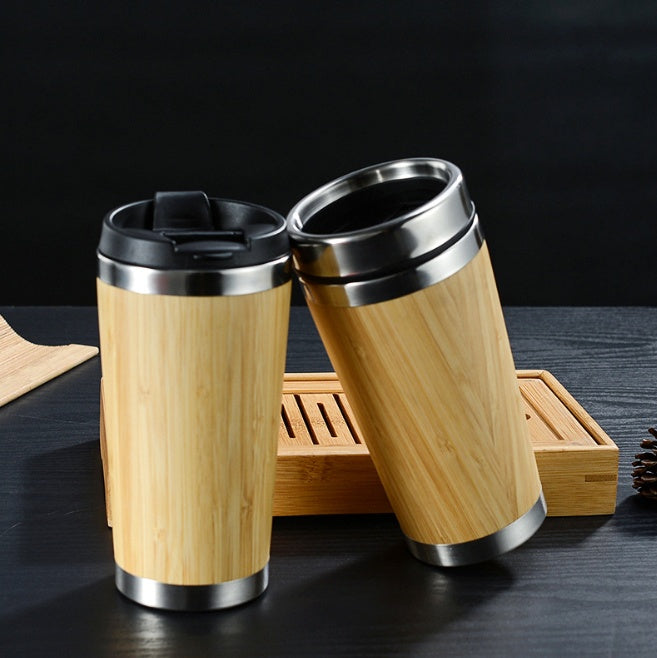 Bamboo coffee cup