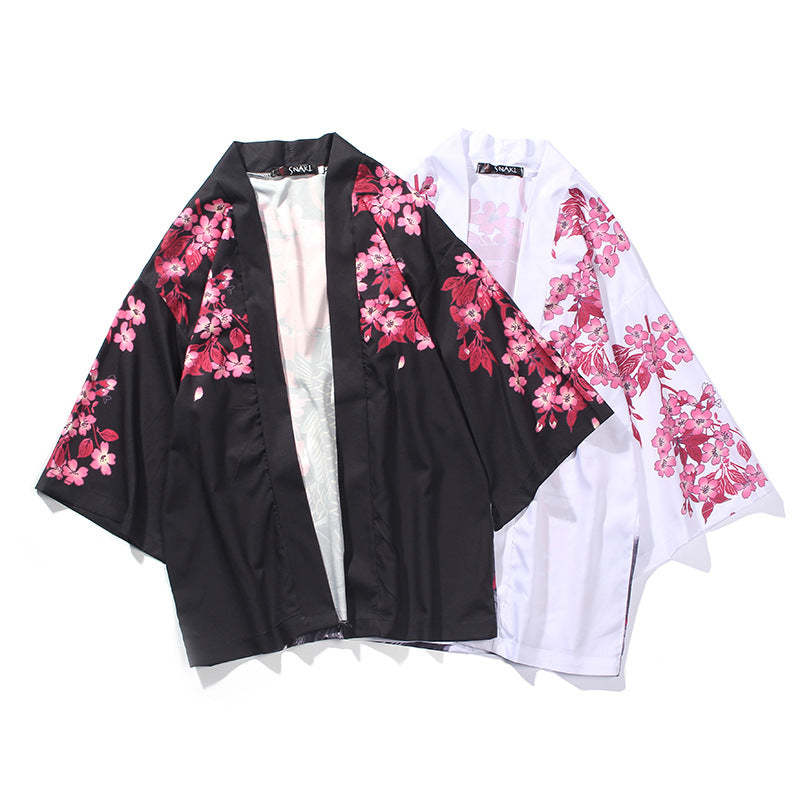 Jacke mit japanischem Aufdruck