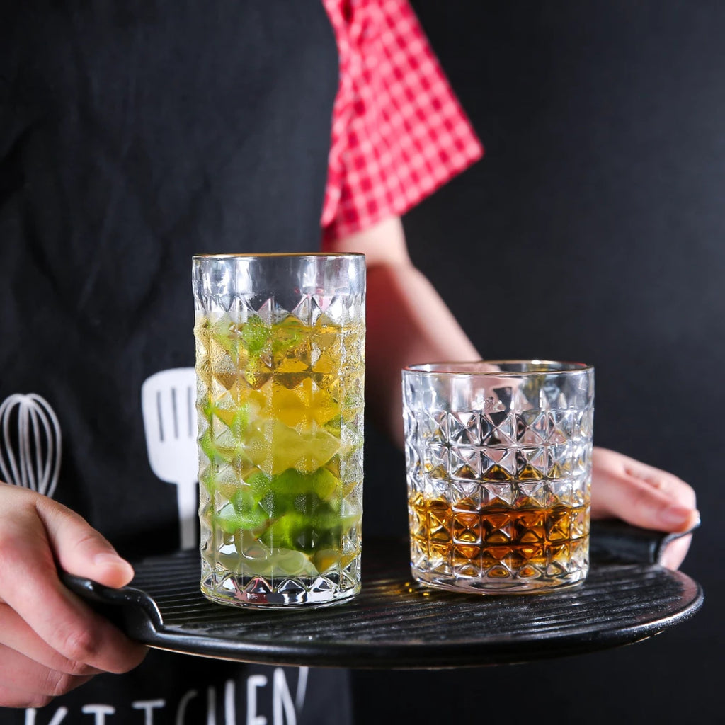 Japanese style crystal glass