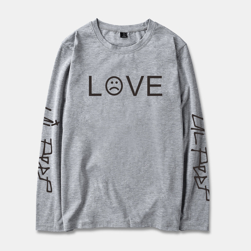 LOVE Trendiges Langarmshirt – Grafikdruck