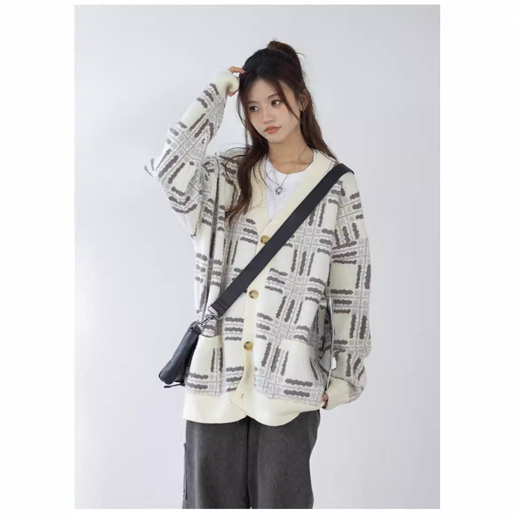 Loose Sweater Coat Women's Japanese Style Lazy