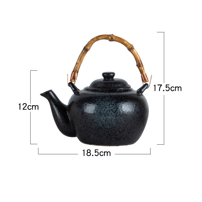 Bamboo Handle For Japanese Style Teapot Restaurant