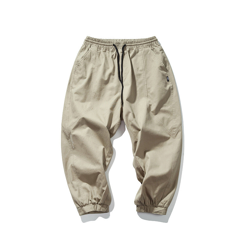 Japanese Spring Style Trendy Tooling Casual Trousers