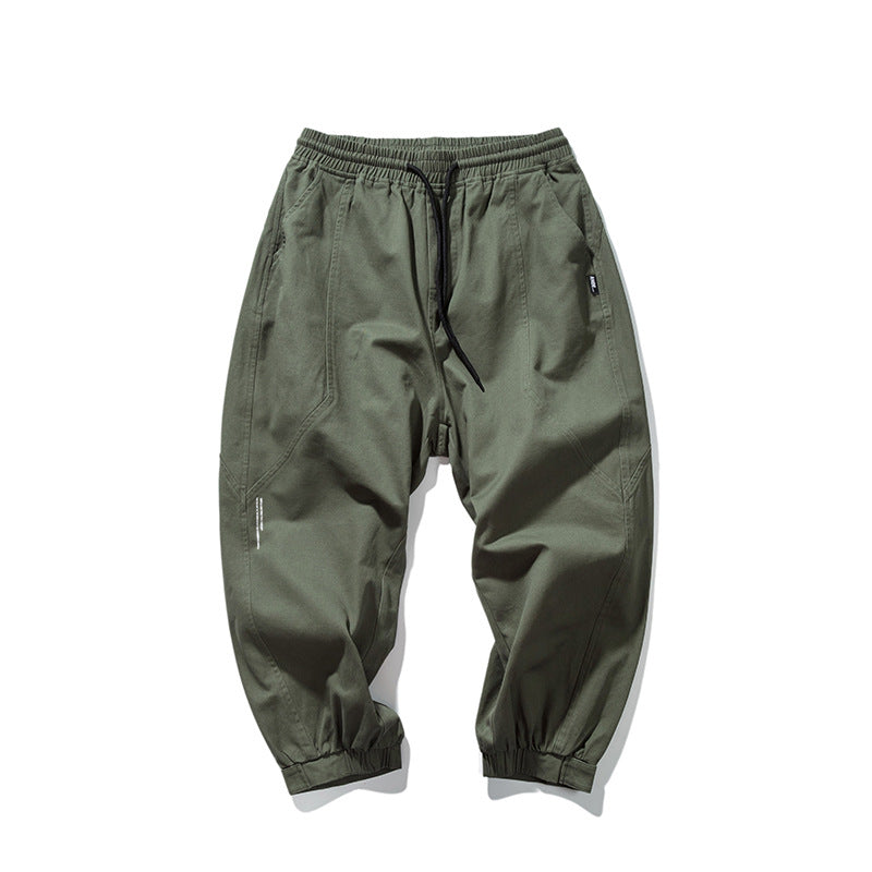 Japanese Spring Style Trendy Tooling Casual Trousers