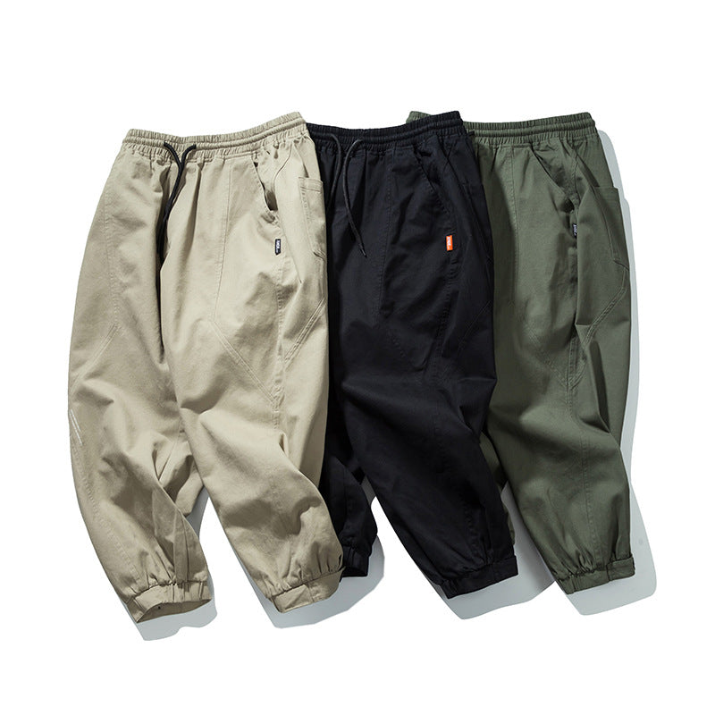 Trendige Freizeithose im japanischen Frühlingsstil