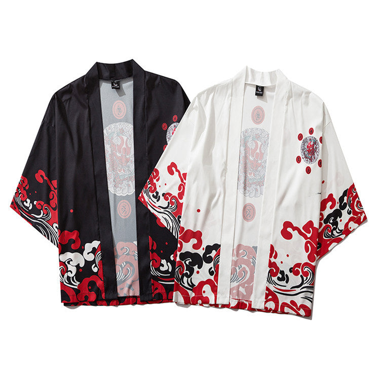 Japanische Ukiyo-e Dämonenpersönlichkeit Krieger-Harajuku-Robe