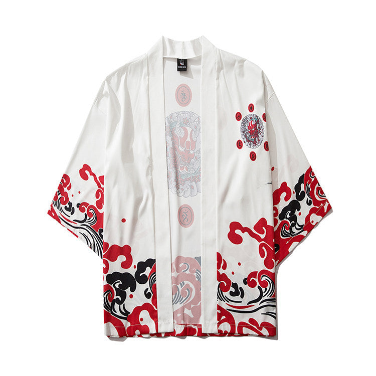 Japanische Ukiyo-e Dämonenpersönlichkeit Krieger-Harajuku-Robe