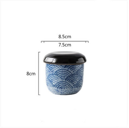 Japanese Style Ceramic Hand-Painted Stew Pot