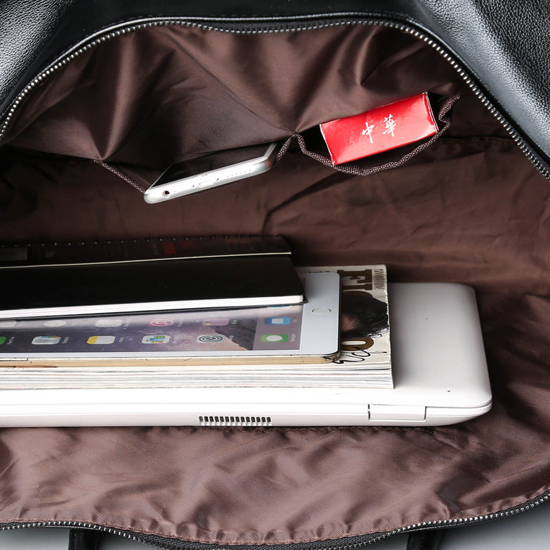 Premium Leather Gym Bag