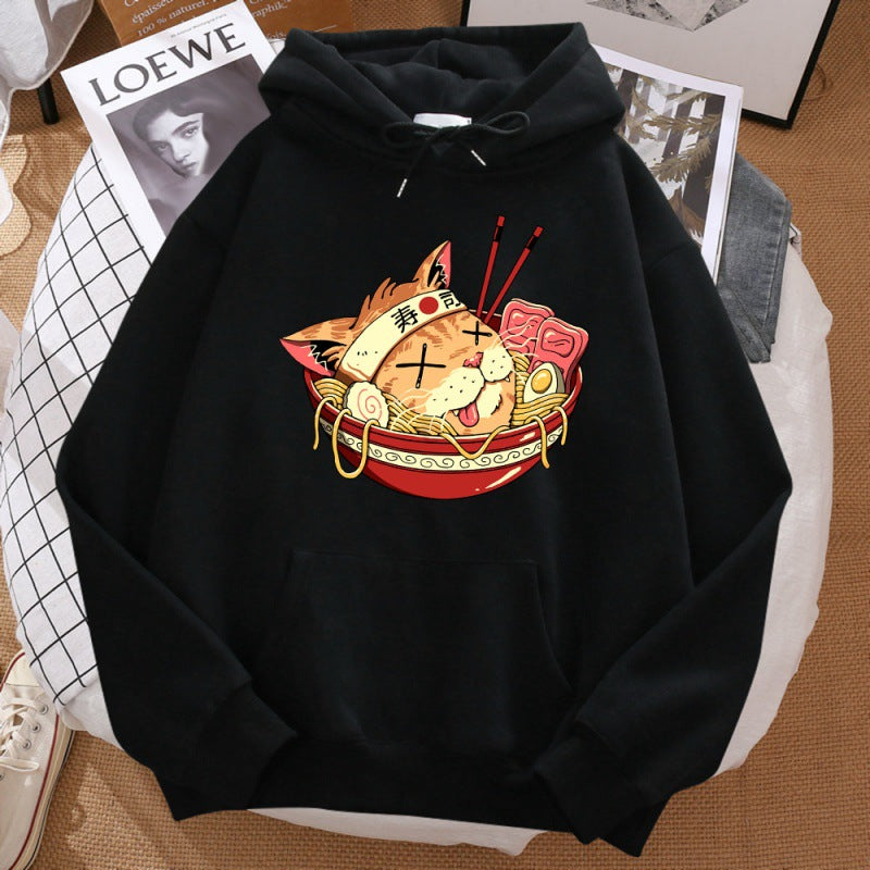 Ramen Samurai Cat Tee - Japanese Streetwear
