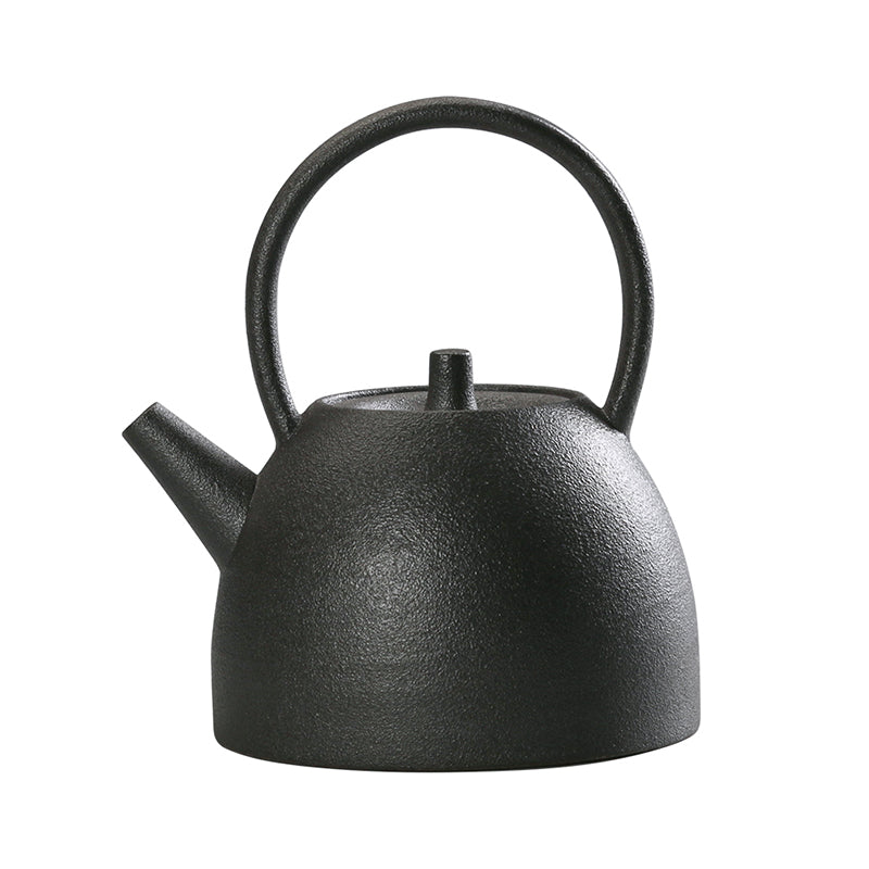 Japanese-style lifting beam teapot stoneware bubble teapot ceramic