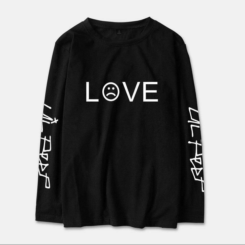 LOVE Trendiges Langarmshirt – Grafikdruck