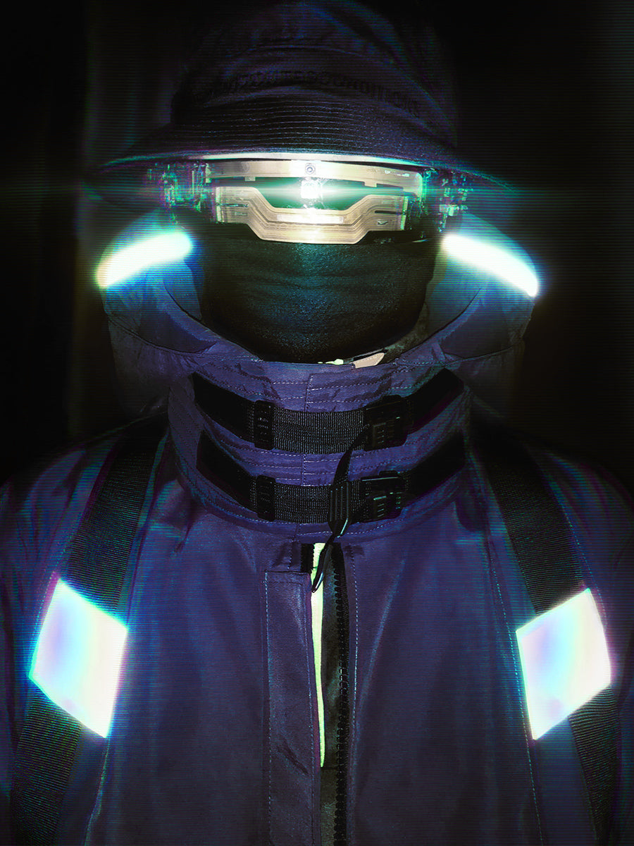 Urban Techwear Reflective Coat