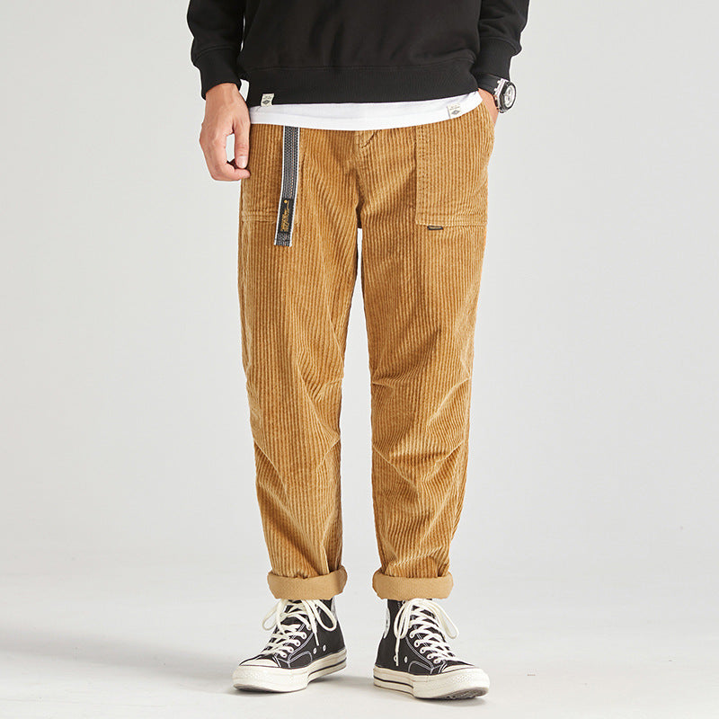 New Japanese-style Retro Men's Loose Casual Pants