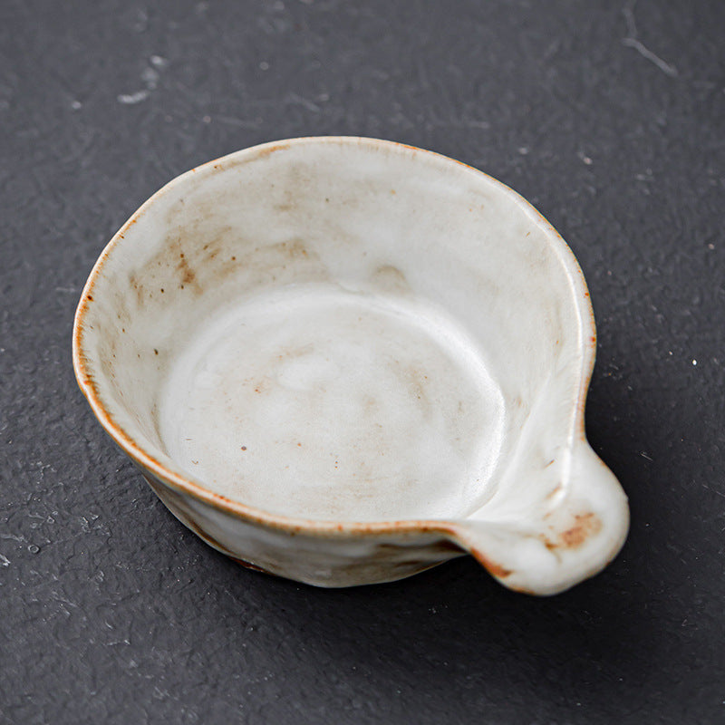 Japanese Style Rough Pottery Shaped Antique Dishes