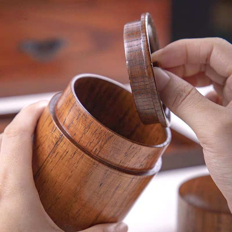Japanese-style Hand-laid tea Caddy