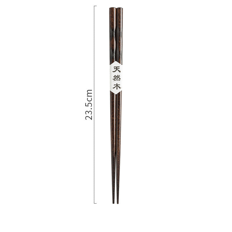 Japanese Style Wooden Pointed Chopsticks Creative Set