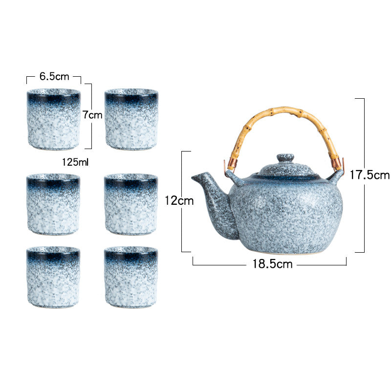 Bamboo Handle For Japanese Style Teapot Restaurant