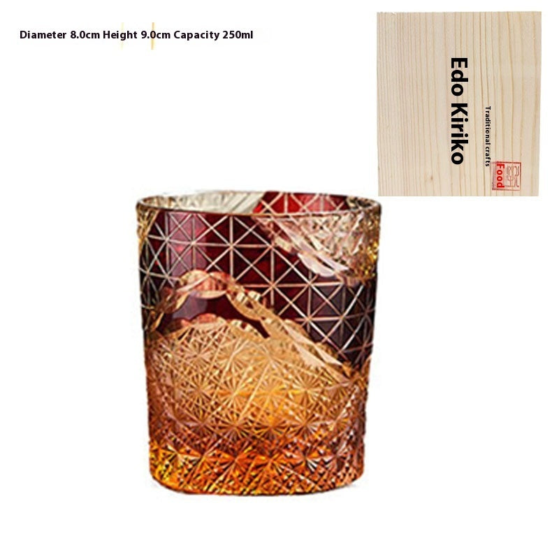 Japanese Style Handmade Carved Household Decorative Cup