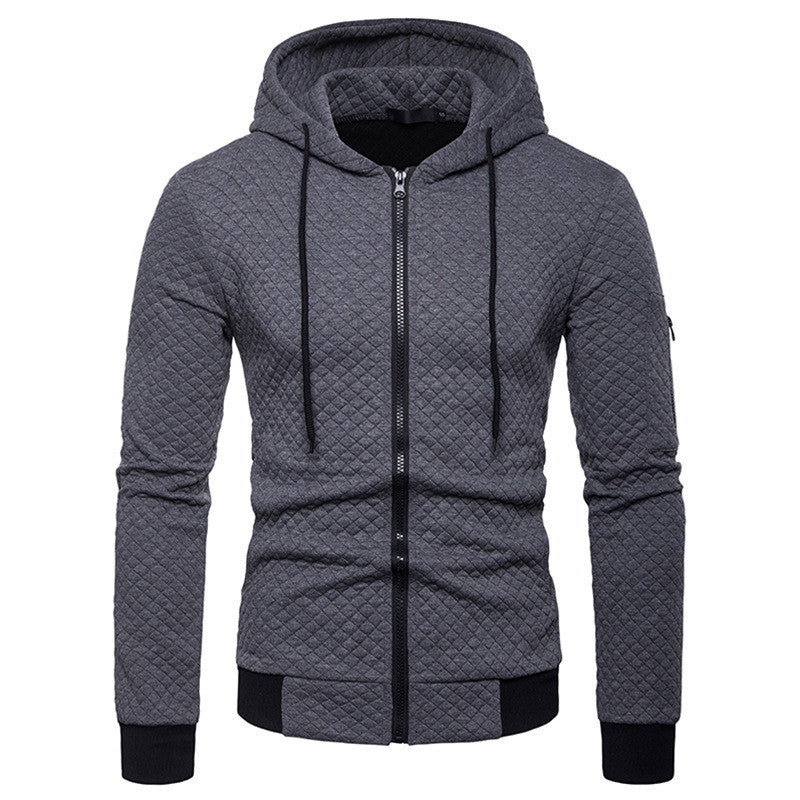 Hooded Sweatshirt Jacket - Premium Men's Hoodie