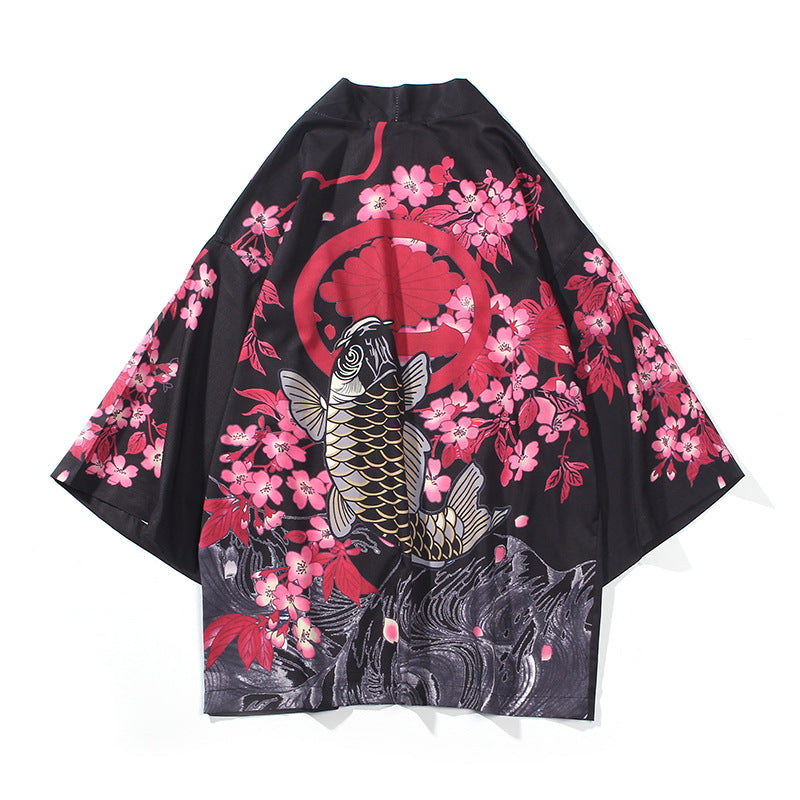 Jacke mit japanischem Aufdruck
