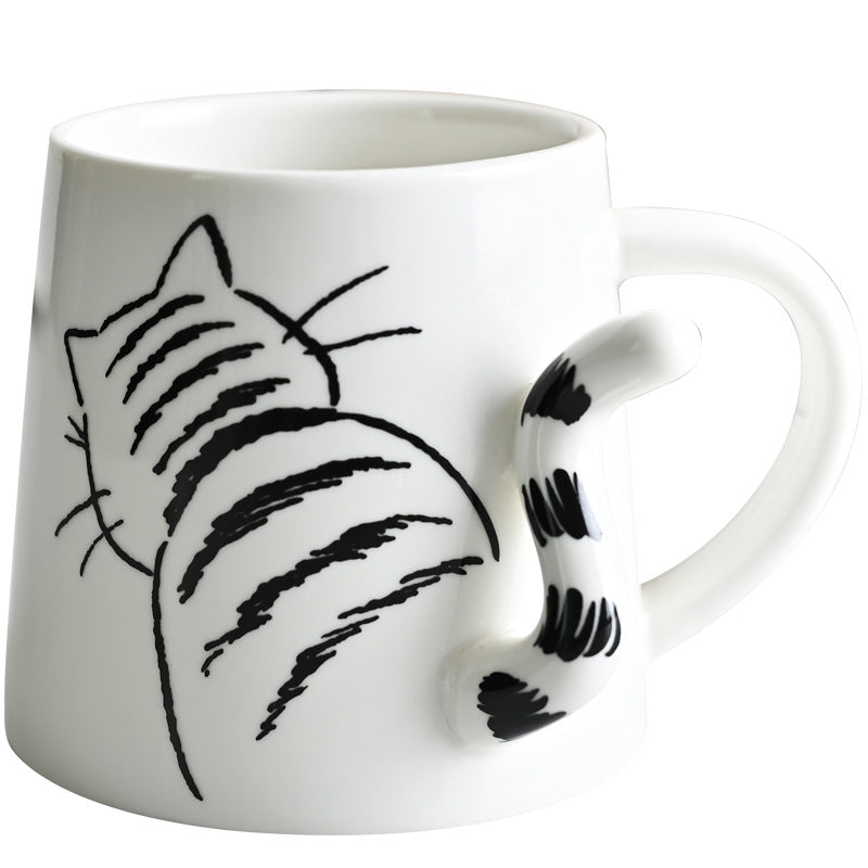 Cat Design Ceramic Mug