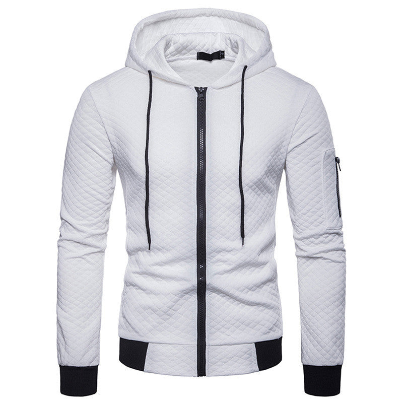 Hooded Sweatshirt Jacket - Premium Men's Hoodie