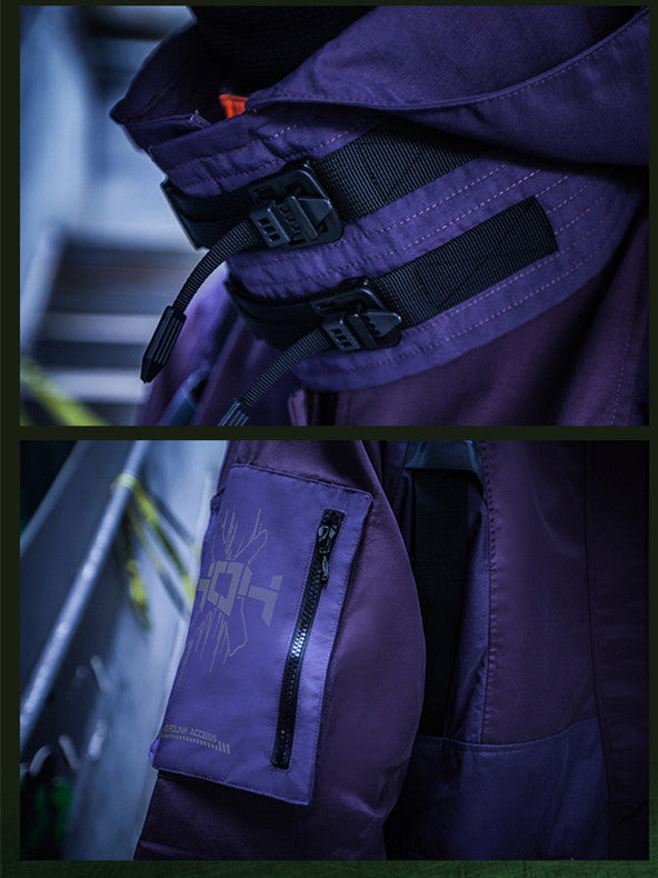 Urban Techwear Reflective Coat