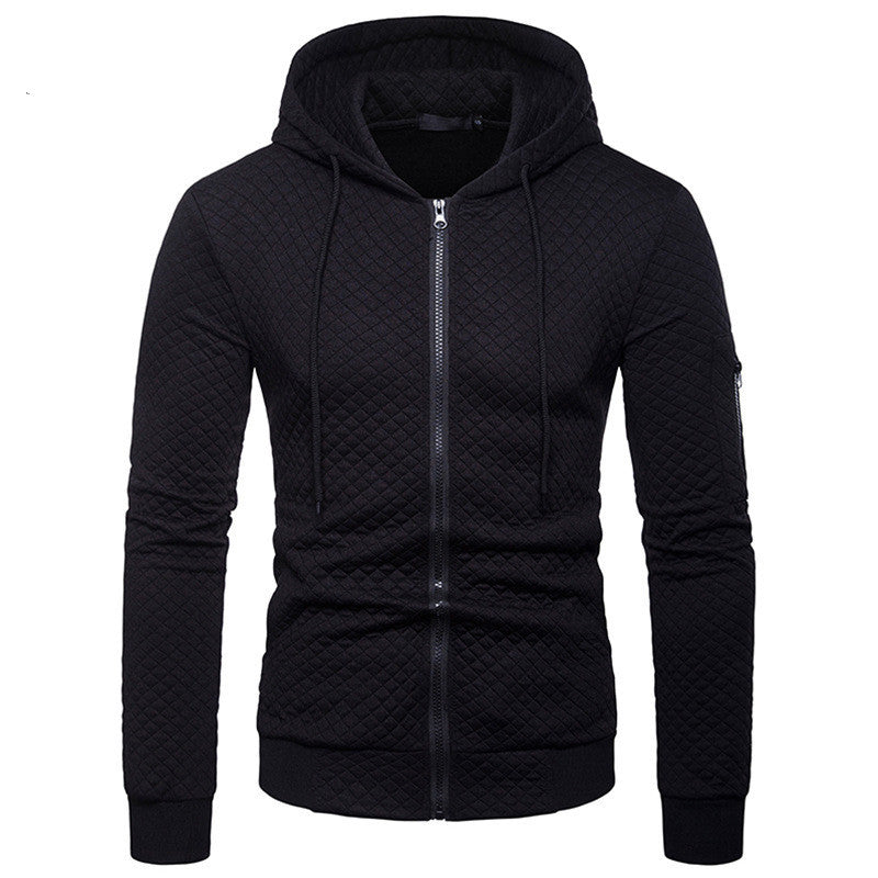 Hooded Sweatshirt Jacket - Premium Men's Hoodie