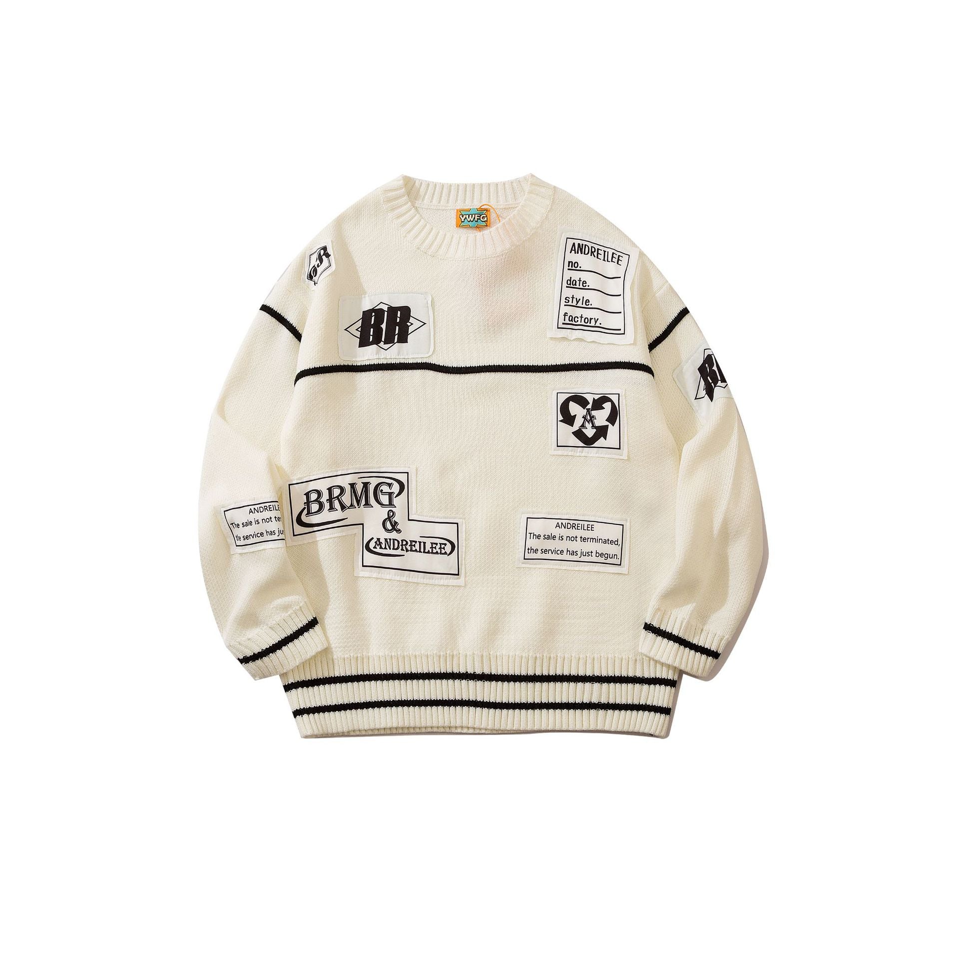 Men's Pullover Casual Lazy Style Loose Japanese Sweater