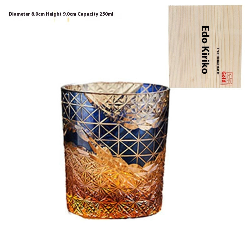 Japanese Style Handmade Carved Household Decorative Cup