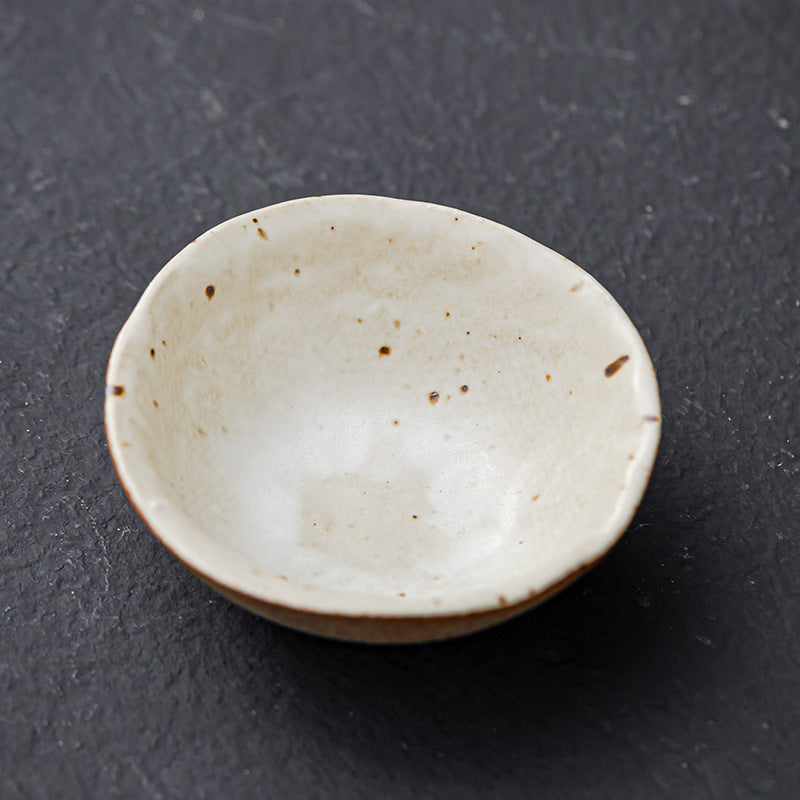 Japanese Style Rough Pottery Shaped Antique Dishes