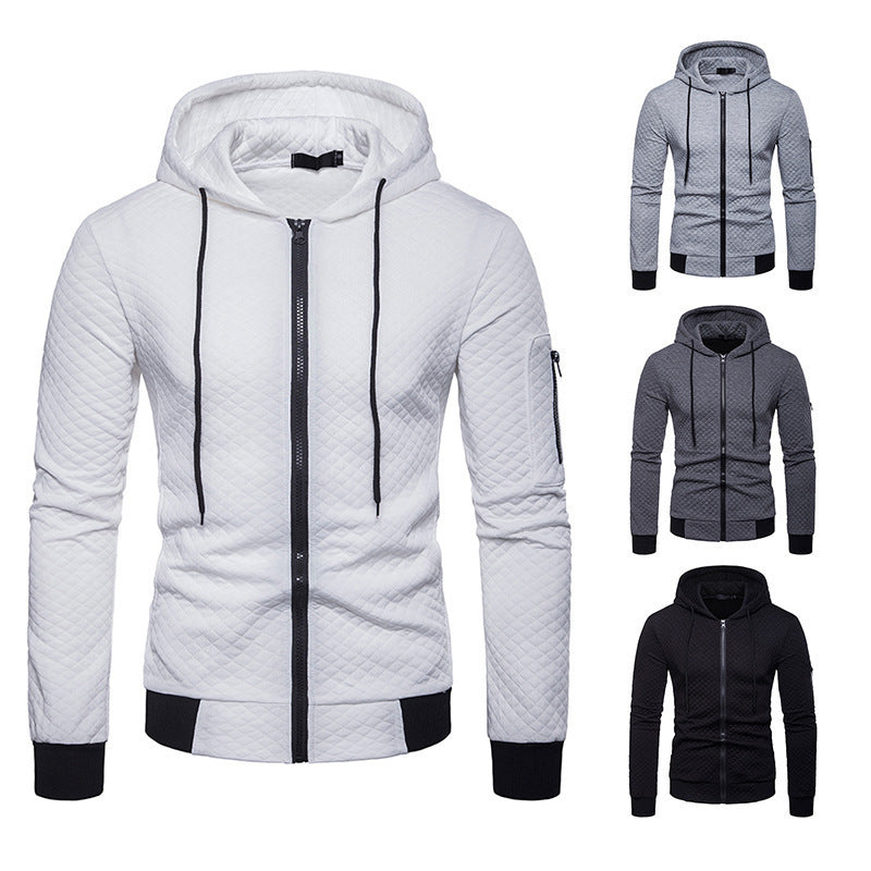 Hooded Sweatshirt Jacket - Premium Men's Hoodie