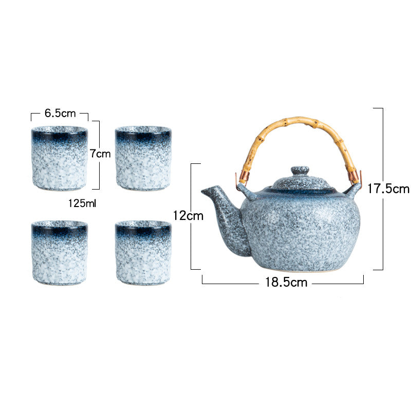 Bamboo Handle For Japanese Style Teapot Restaurant