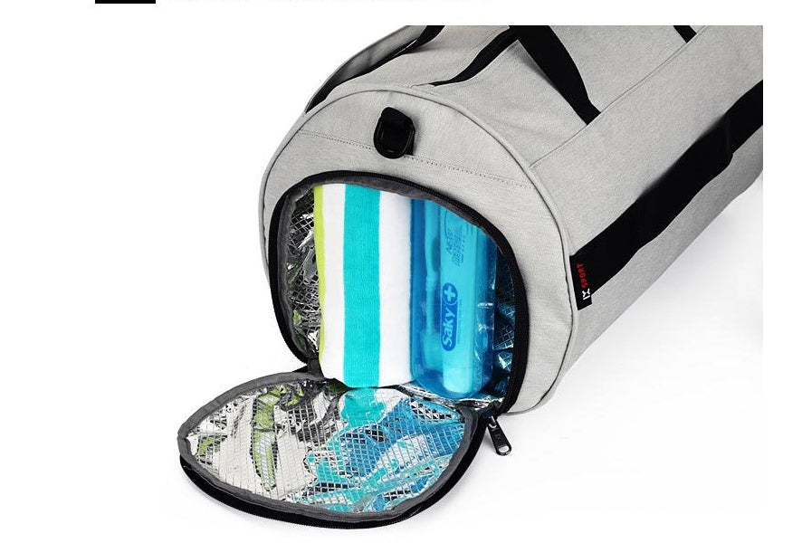 Gym Bag with Shoe Compartment