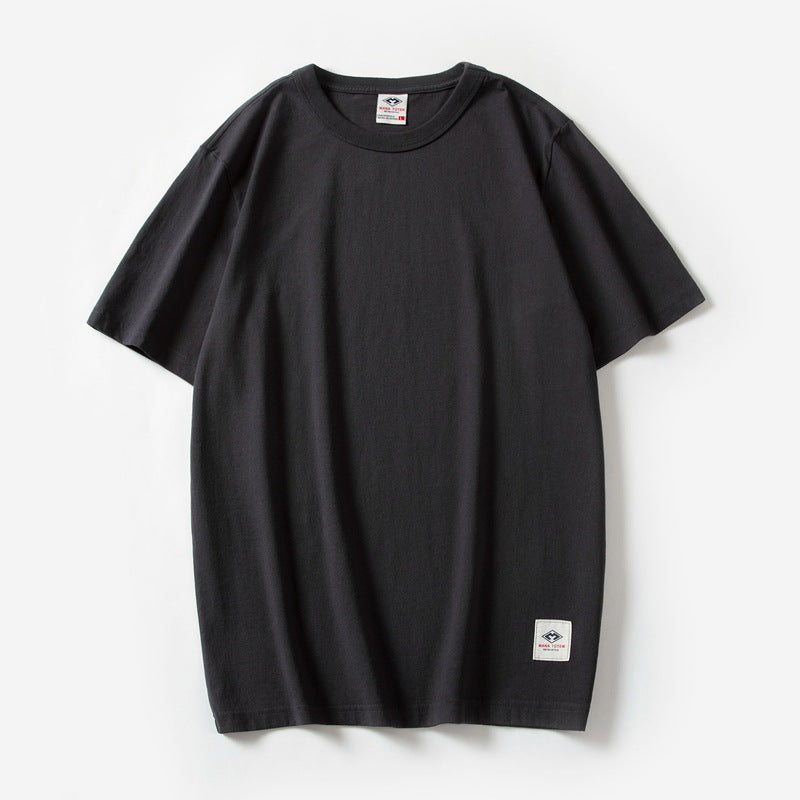 Japanese Style 220g Heavy Cotton Washed T-shirt