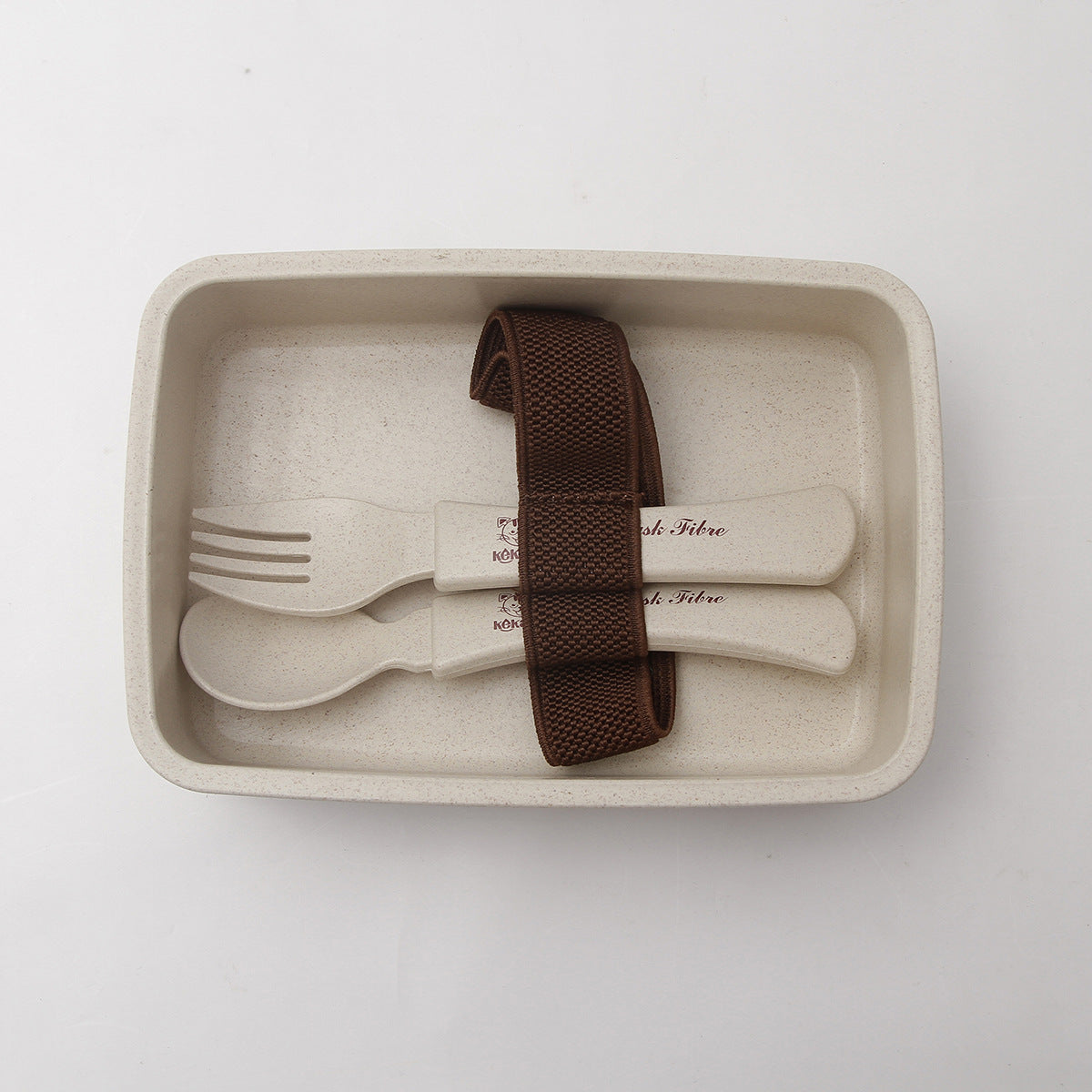 Japanese-style Student Lunch Box Wheat Single-layer Sealed