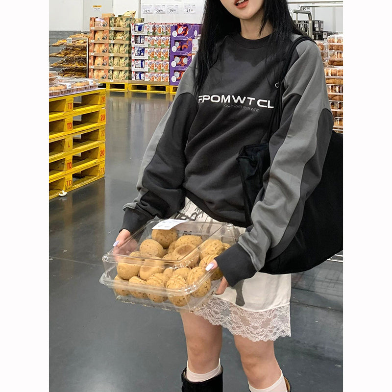 Embroidered Letter Sweater – Urban Streetwear Essential