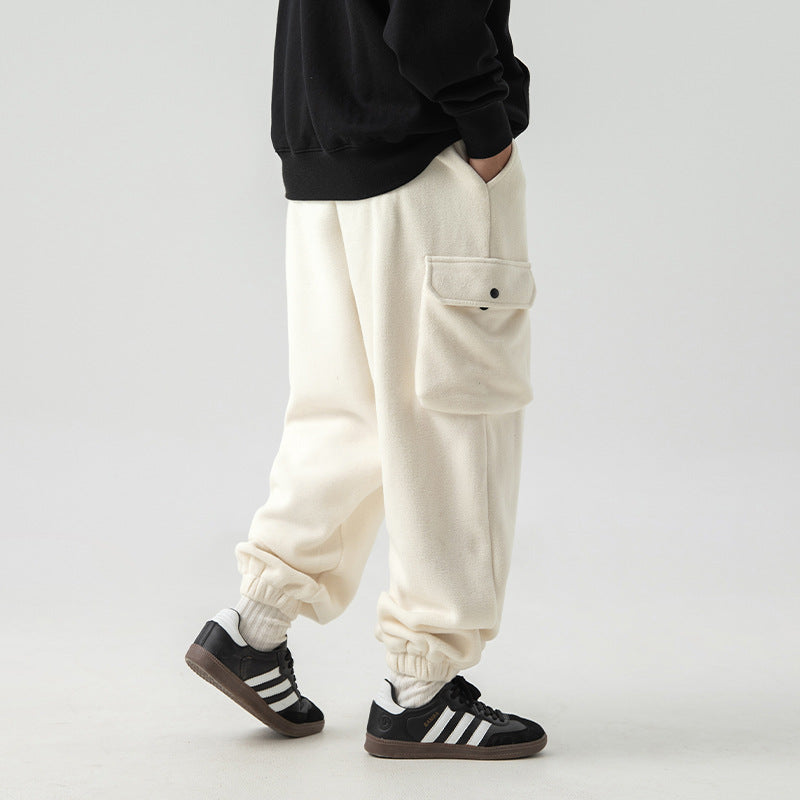 Polar Fleece Sweatpants - Loose Sports Workwear