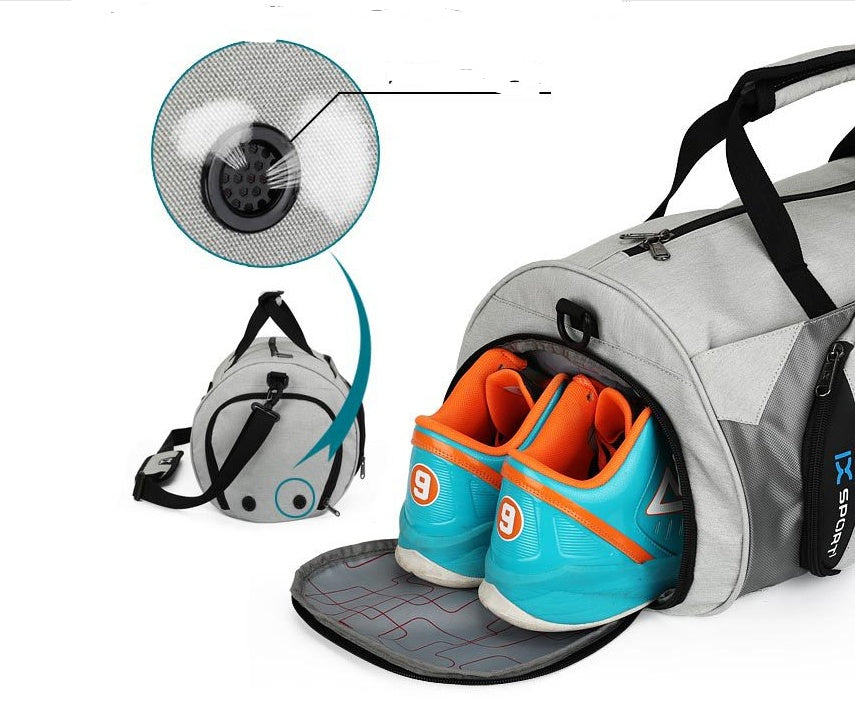Gym Bag with Shoe Compartment