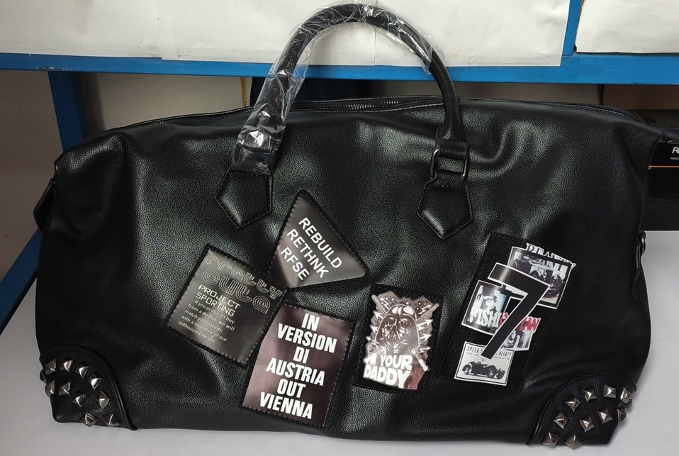 Premium Leather Gym Bag