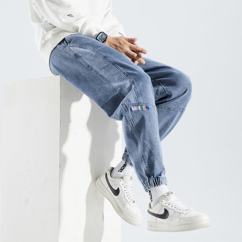 Jeans Men's Japanese Style Workwear Plus Size Harem