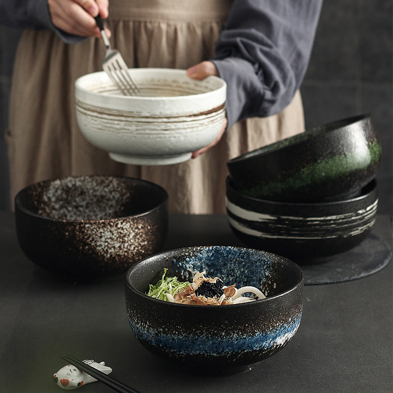 Japanese Style Creative Ceramic Noodle Bowl
