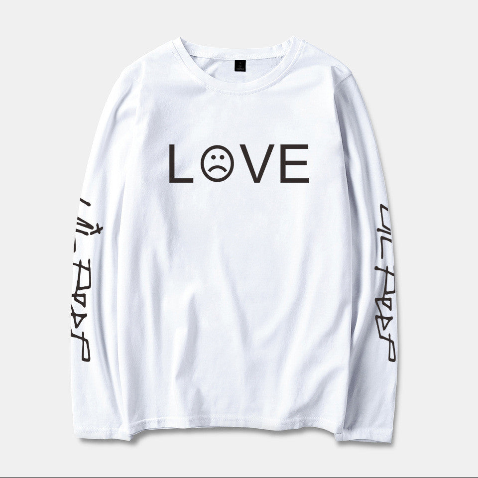 LOVE Trendiges Langarmshirt – Grafikdruck
