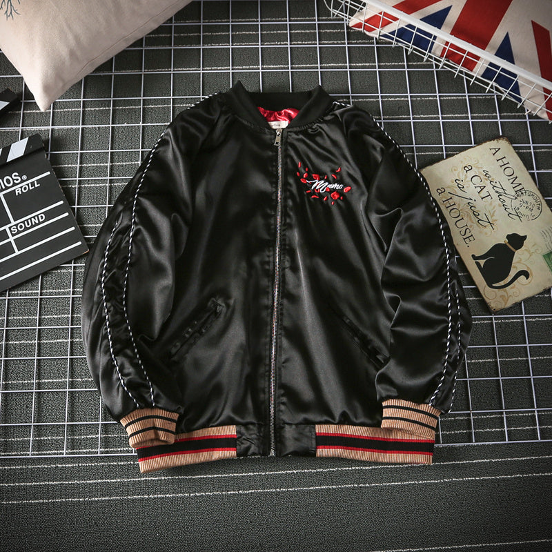 Men's Japanese Style Luxury Embroidered Jacket Loose Jacket