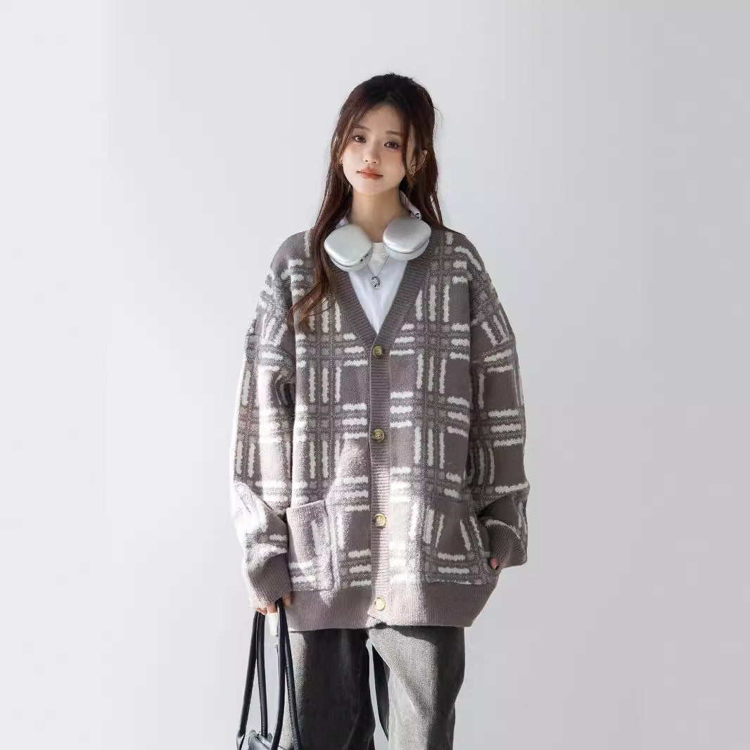 Loose Sweater Coat Women's Japanese Style Lazy